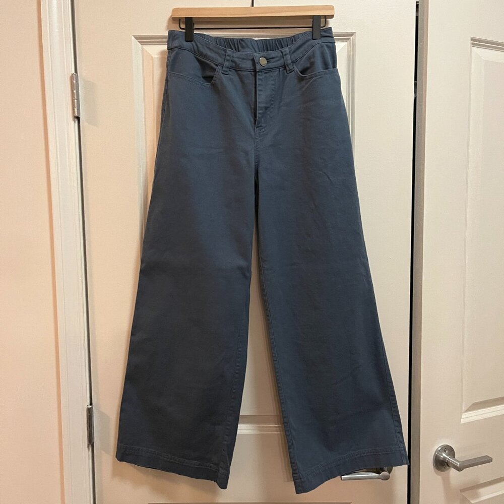 Pact Organic Stretch Twill Wide Leg Pant